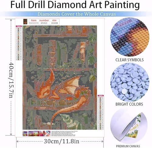 Sleeping young dragon Diamond Art Kits for Adult Diamond Painting Kit