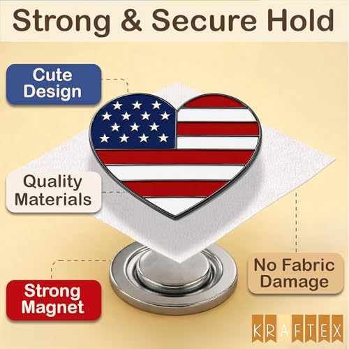 Kraftex Magnetic Needle Minder. Needleminder for Embroidery & Sewing. Cute Needlepoint Accessories. Magnetic Needle Holder for Cross Stitch. Cute Magnet Pin Gift