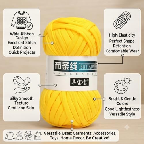 Cloth Yarn Thick Yarn Crochet Hand Knitting Material Bag