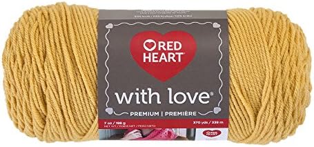 Red Heart With Love Yarn - Cornsilk