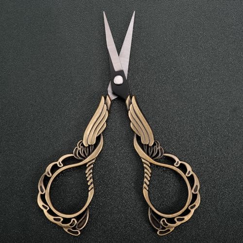 YOUGUOM Embroidery Scissors with Cover, Mini Sewing Shears