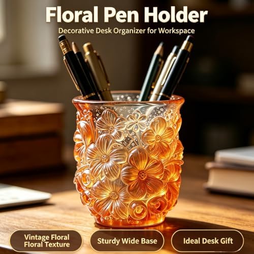3D Floral Relief Silicone Mold for Epoxy Resin Casting Containers