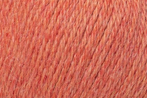 100% Baby Alpaca Yarn for Knitting & Crocheting - Set of 2 Skeins of Premium Yarn DK - Lightweight, Hypoallergenic & Thermal Peru Made - Ideal for Delicate Projects (M801 - Terracotta)