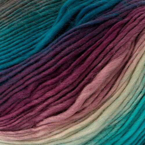Loops & Threads Facets Yarn - Yarn for Knitting, Crochet, Weaving, and Arts & Crafts - Dark Ocean, Acrylic, 3.5 oz