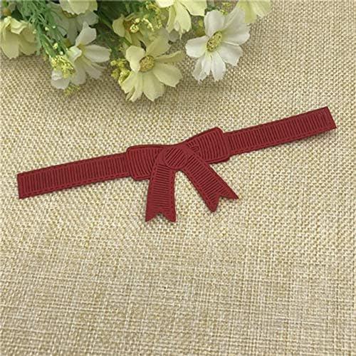 Scrapbooking Die-Cuts for Card Making, Christmas Metal Cutting Dies, Paper Craft Punch Template, Background Embossing Stencils, DIY Album Décor (Bowknot-15.4x6.3cm)