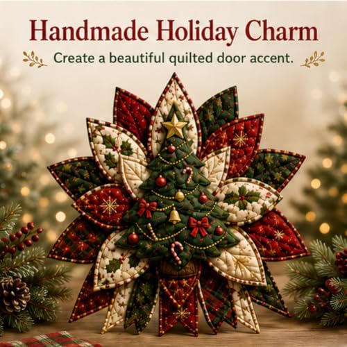 Beginner-Friendly Oversized Christmas Character Quilted Door Hanger