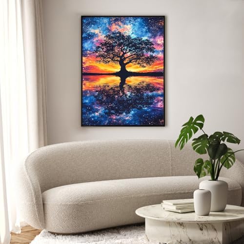 Diamond Art Kits for Adults & Beginners, Tree of Life Diamond Painting Kit