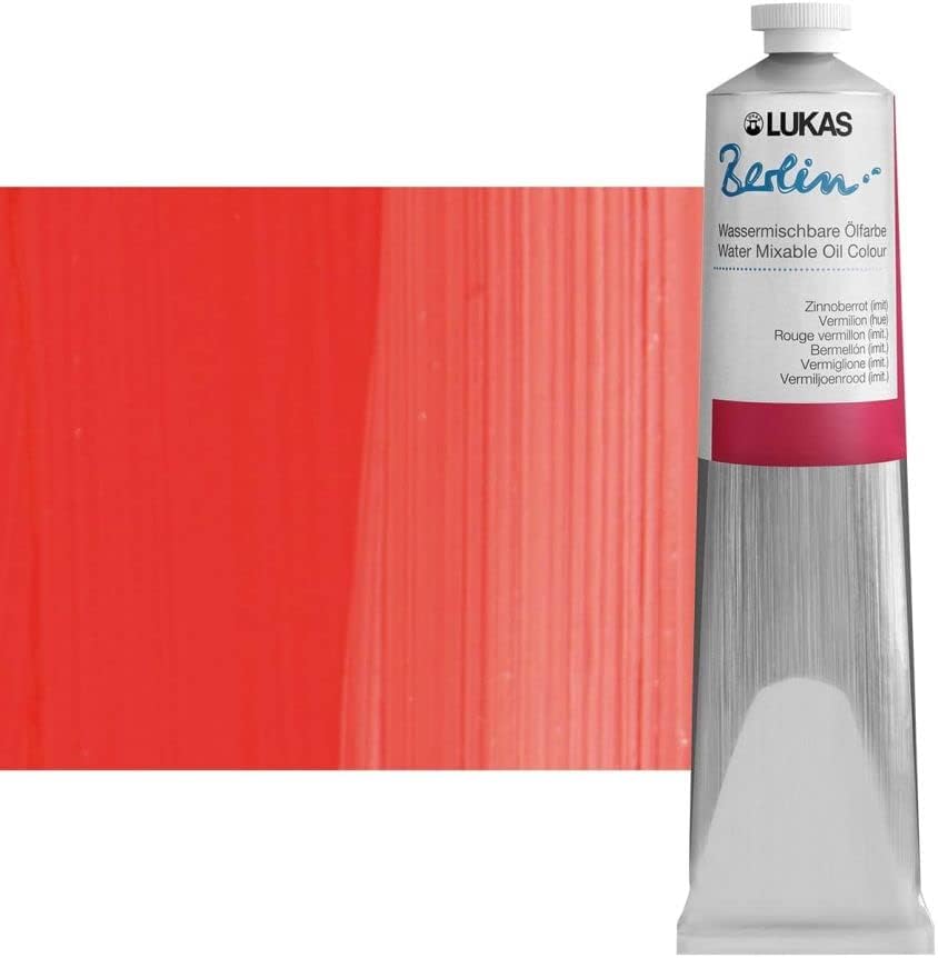 LUUKAS Water Mixable Premium Oil Paint 200 ml Pewter red (Imitation.)