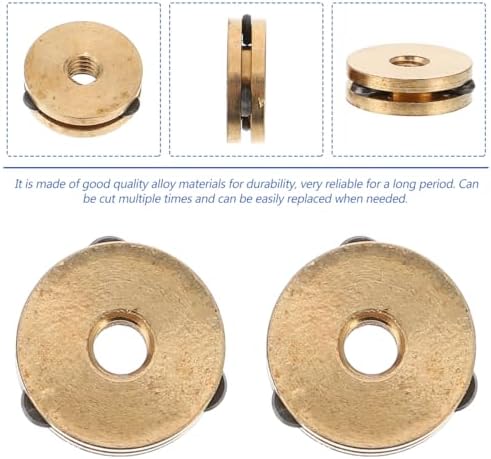 ULTECHNOVO 6 Pack Glass Cutter Blades Replacement Round Bottle Cutter Head for Automatic Glass Bottle Cutting Machine Cutting Tool Accessory for Wine Cutting and Cutting Parts