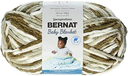 Bernat Baby Blanket Yarn for Crocheting Soft, Little Sandcastles