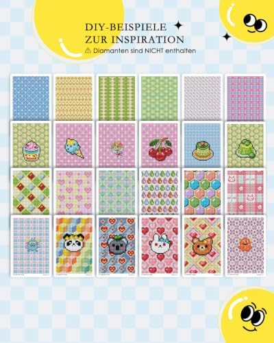 forever young 24 Designs Round Blank Diamond Freestyle Cards (No Drills)