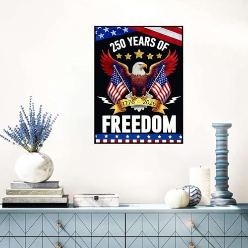 Benjenes 4th of July Diamond Art Kits for Adults, Diamond Painting Kits