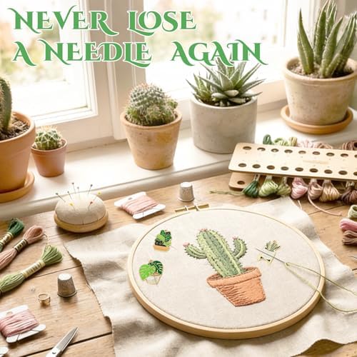WUSUTE 3 Pack Needle Minders for Cross Stitch
