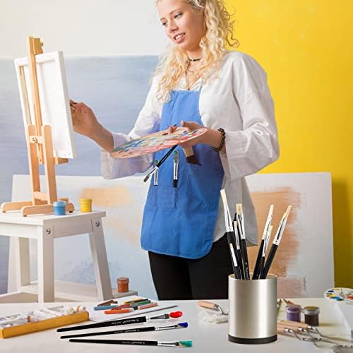 Genixart Artist Paint Brush Set, Paintbrushes for Acrylic, Oil, Watercolor