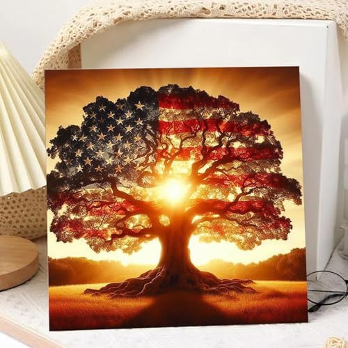 Tree of Life Paint by Numbers Kit for Adults, Paint by Number 10x10 Inch
