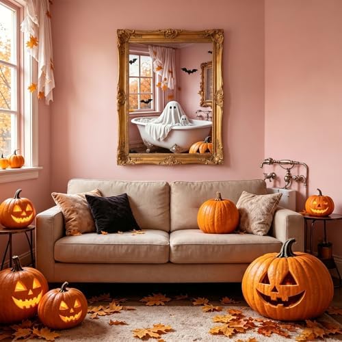 CSZPPQAF Halloween Diamond Painting Kits for Adults,Ghost Diamond Art