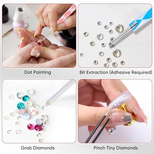 3 PCS 110ml B7000 Rhinestone Glue Clear, Bedazzling Glue for Craft, Jewelry