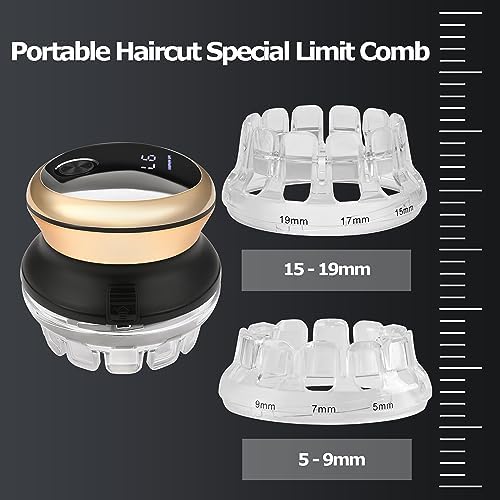 KEMEI Hair Clipper for Men Automatic Circular Hair Trimmer Self-Haircut Kit