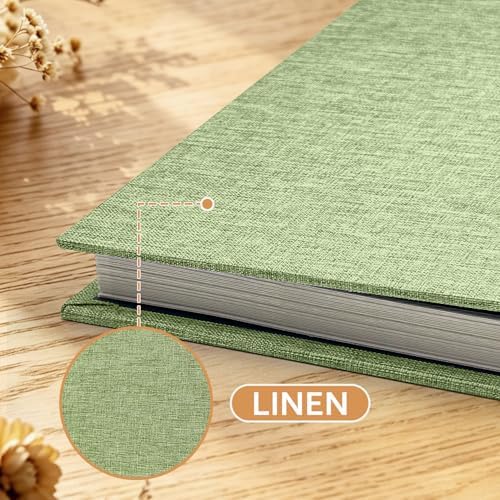 Large Photo Album Self Adhesive Scrapbook, 30 Sheets/ 60 Pages Photo Book for 4x6, 5x7, 8x10 Pictures, DIY Album for Birthday Gifts for Women Mom Wedding Baby Family Travel
