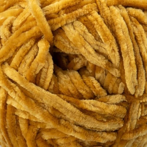 Craft County Bulky 5 Velvet Yarn – Super Soft Polyester Yarn for Blankets, Home Décor, and More!