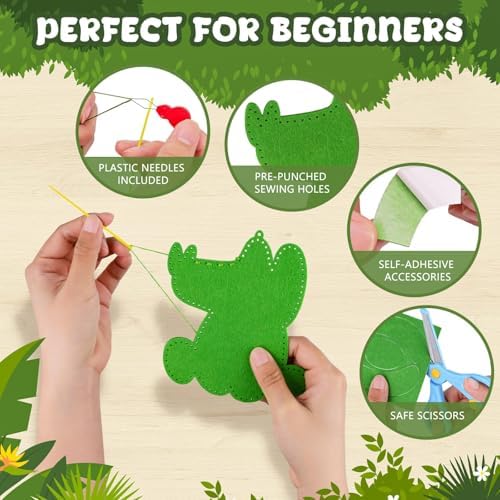 Garma Sewing Kits for Kids Animal Felt Craft Kit for Kids Ages 5-8 8-12