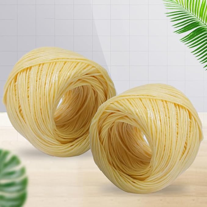 Beeswax Hemp Wicks,200 ft Spool,100% Organic Hemp Wick Well Coated with Beeswax,Standard Size(1.0mm) Mother' Day+Easter Making Candle Decor or Gifts
