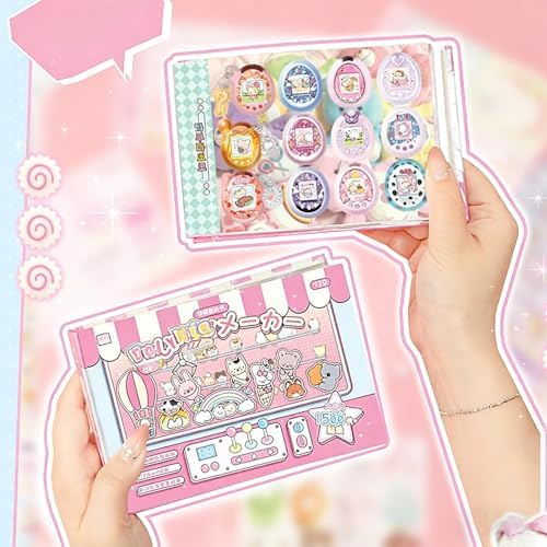 1500+ Mini Cartoon Stickers, Kawaii Stickers, 72 Sheets Japanese Sticker Book, Die-Cut DIY Journal Decoration, Scrapbooking, Planner, Gift