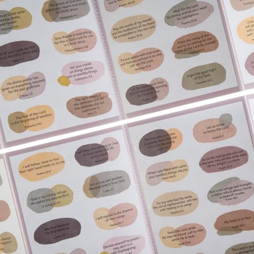 DiverseBee Motivational Bible Verse Stickers, Inspirational Pack (Faith)