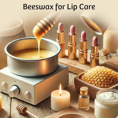 Beeswax Pellets for Candle Making – 2lb/5lb/10lb – Natural Beeswax for Candles, Lip Balms, and Skincare – Yellow Beeswax for DIY Projects – Ideal for Beginners and Experts（2lb）