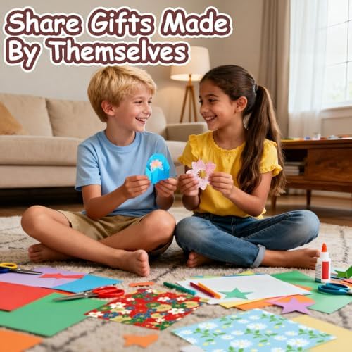 hapray Japanese Origami Paper Kit, 500 Colored Paper 6x6 for Kids Ages 5-12