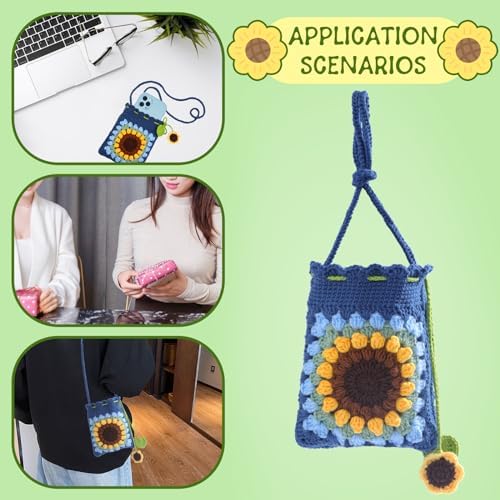 Pnytty Crochet Kit for Beginners, Crochet Starter Kit for Bag DIY Making