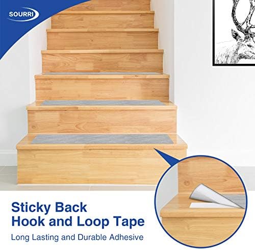 1 Inch x 26 Feet Hook and Loop Tape Sticky Back Fastener Roll, Nylon Self Adhesive Heavy Duty Strips Fastener for Home Office School Car and Crafting Organization