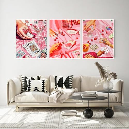 3 Pack Square Diamond Art Kits for Adults Diamond Painting Kit for Beginner
