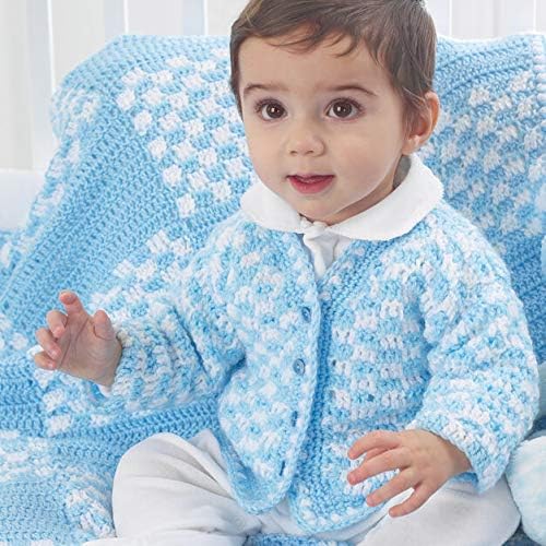 Bernat Softee Baby Yarn, 5 oz, Soft Red, 1 Ball