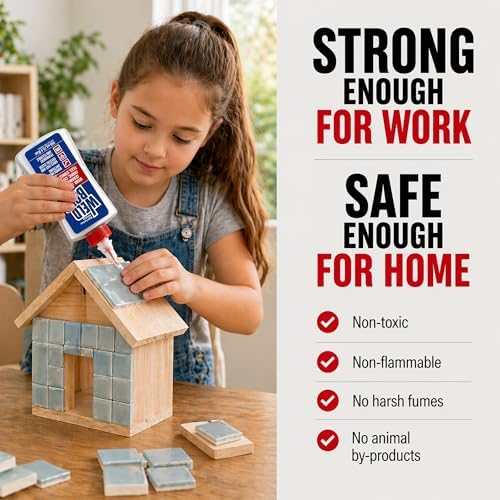 Weldbond Multi-Surface Strong Glue – Fast Drying Glue for Wood, Tile, Ceramic, Pottery, Glass, Metal & More – Heavy Duty Adhesive for Mosaic, Crafts, Wood Working & Repairs – 5.4oz (160ml), 12 Pack