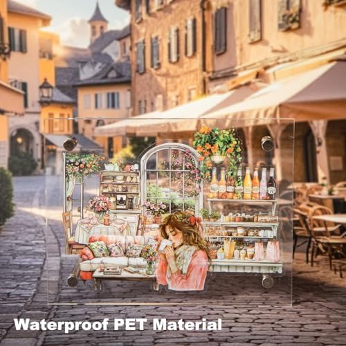 120PCS Cozy Daily Life PET Stickers Set, Character and Aesthetic Scenes for Scrapbooking, Journaling, and DIY Crafts