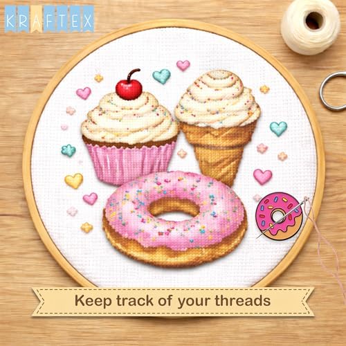 Kraftex Magnetic Needle Minder. Needleminder for Embroidery & Sewing. Cute Needlepoint Accessories. Magnetic Needle Holder for Cross Stitch. Cute Magnet Pin Gift