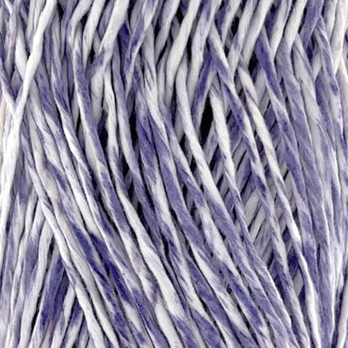 S Sensy Softee Raffia-Polyester Raffia Gauge #4 Yarn Purple Batik 109 Yards