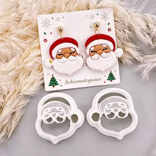11 Pcs Holiday & Woodland Polymer Clay Cutters Set - Mushroom, Snowflake, Christmas Tree & Animal Shaped Clay Cutters for Polymer Clay Jewelry Making, Perfect Christmas & Animal Lover Gift