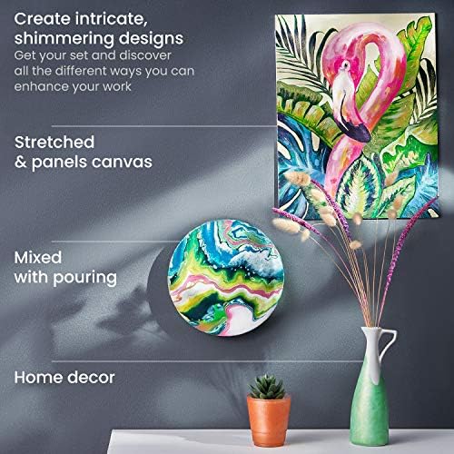 ACRYLIC PAINT 8/PKG FLORAL