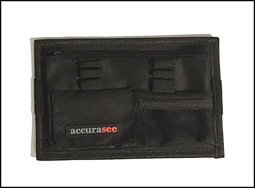 Accurasee Sketch Caddie for Artist - Art Supply Carrier with Elastic Band Attachment for Portfolio Sketch Book, Art Binder, Notebook, Art Organizer