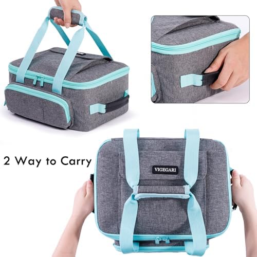 Carrying Case for Cricutt Joy, Portable Craft Storage Bag Organizer with Pockets for Tools and Accessories
