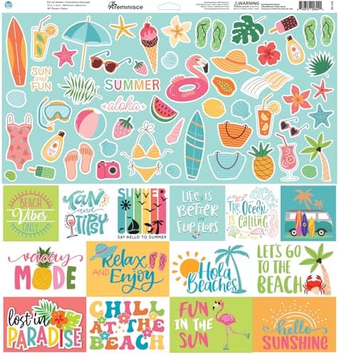 Reminisce Beach Vibes Scrapbook Collection Kit