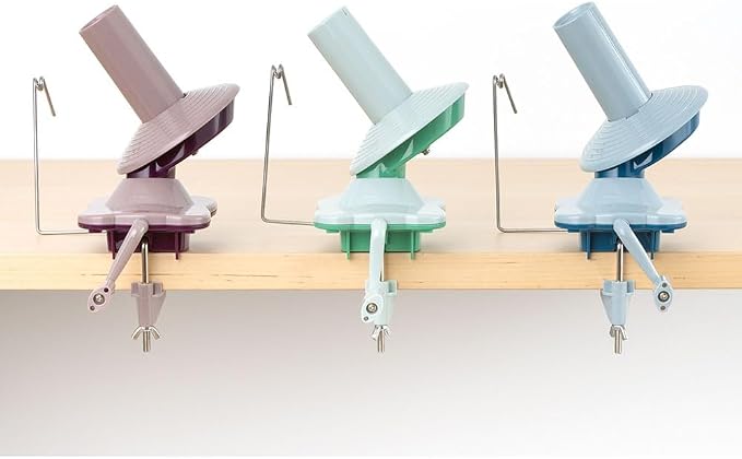 Knit Picks Yarn Ball Winder for Knitting and Crocheting (Green) | Manual ball winder that winds up to 100g or 3.5 ounces of yarn into a cake