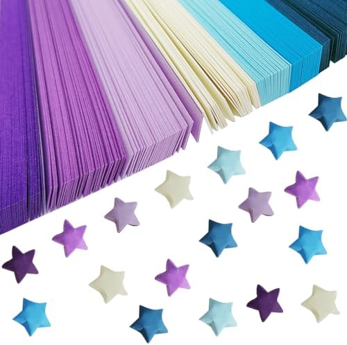 1080 Sheets Origami Stars Paper Strips, Color Star Paper Strip