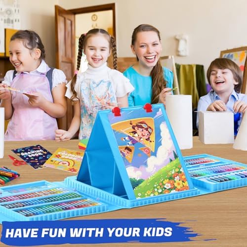 All in One Art Supplies Include Drawing Kit, Origami & Paper-Cutting Crafts