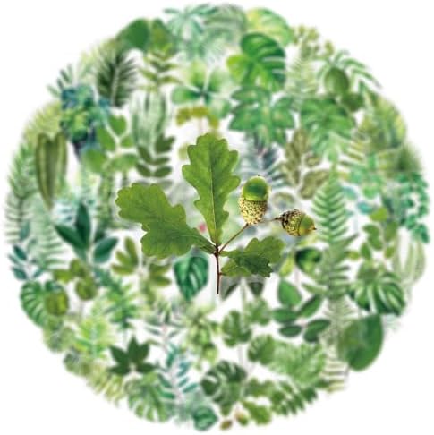 Transparent Flora Leaf Scrapbook Stickers Plant Leaf Stickers(G100)