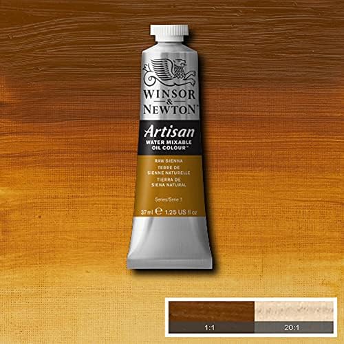 Winsor & Newton Artisan Water Mixable Oil Paint, 37ml, Raw Sienna