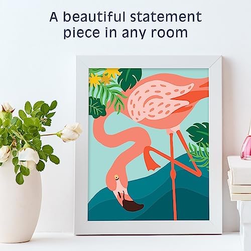 Pink Picasso Paint by Number Kit, All Ages, 8x10, Stand Out in the Crowd | Mid Century Modern Collection, Acrylic Paints and Brushes included, Pre-printed high quality canvas, DIY art kit, Gift-ready