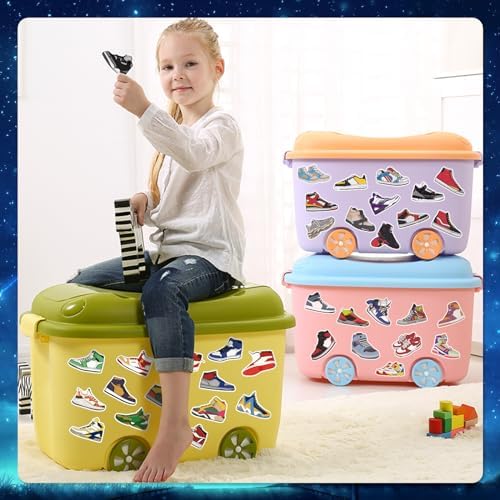 Sneakers Stickers Vinyl Skateboard 50Pcs Cool no Repeat Notebook Guitar Trolley case Waterproof car Graffiti Stickers The Teen Boys and Girls